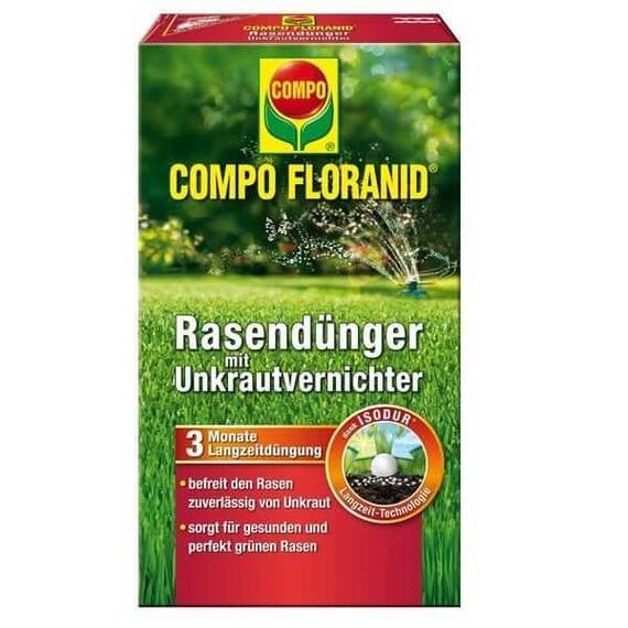 Ingrasamant gazon, granulat, contine si erbicid, suprafata de acoperire 100mp, perioada mai-august, 3 kg - - Roveli