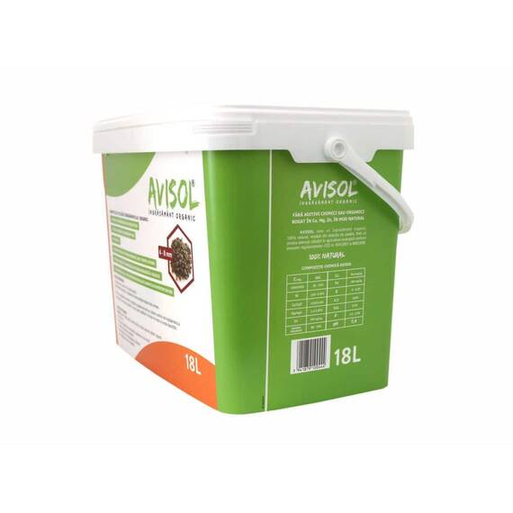 Ingrasamant organic, universal, compus 100% din dejectia de pasare, pentru fertilizare solar, gazon, 18 l - 2- Roveli