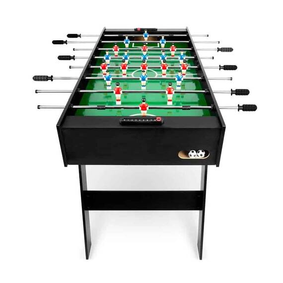 Joc fotbal de masa , placa MDF, structura mare, stabila, pliabila, 120 x 60 x 80 cm, negru - 2- Roveli