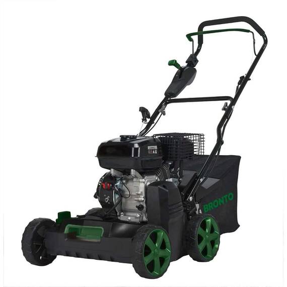 ​Scarificator / aerator gazon, pe benzina, motor termic, latime de lucru de 40 cm, cos colector, 45 litri, 4 kW, 5.3 CP, capacitate cilindrica 212 cmc - 4- Roveli