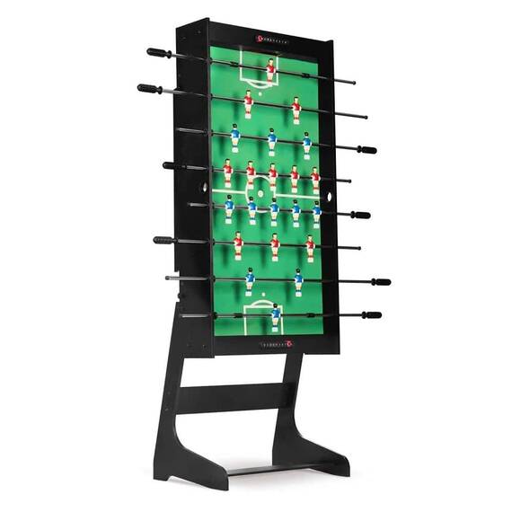 Joc fotbal de masa , placa MDF, structura mare, stabila, pliabila, 120 x 60 x 80 cm, negru - 5- Roveli