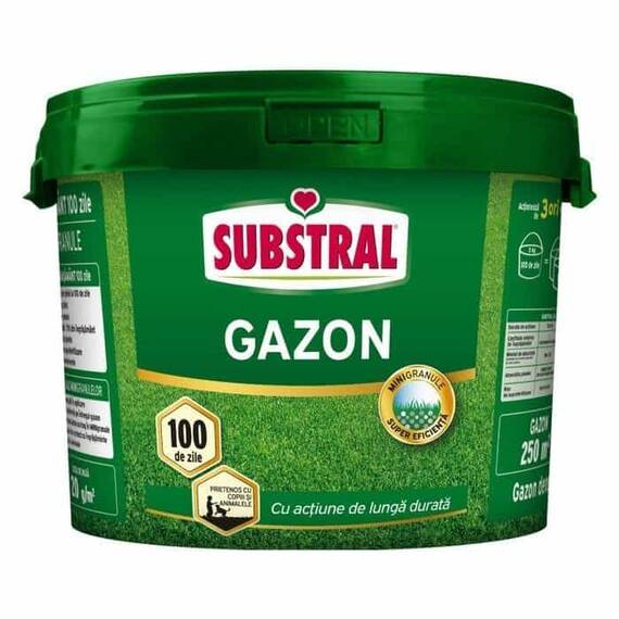 ​Ingrasamant pentru gazon Substral, actiune prelungita, asigura hranirea optima, granule, 5 kg - - Roveli