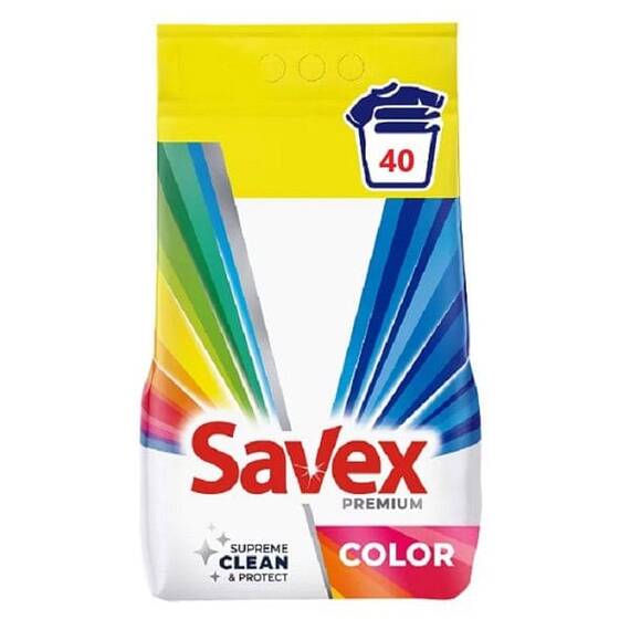 ​Detergent de rufe automat, Savex 2in1 Color, 4 kg, miros puternic, 40 spalari - - Roveli