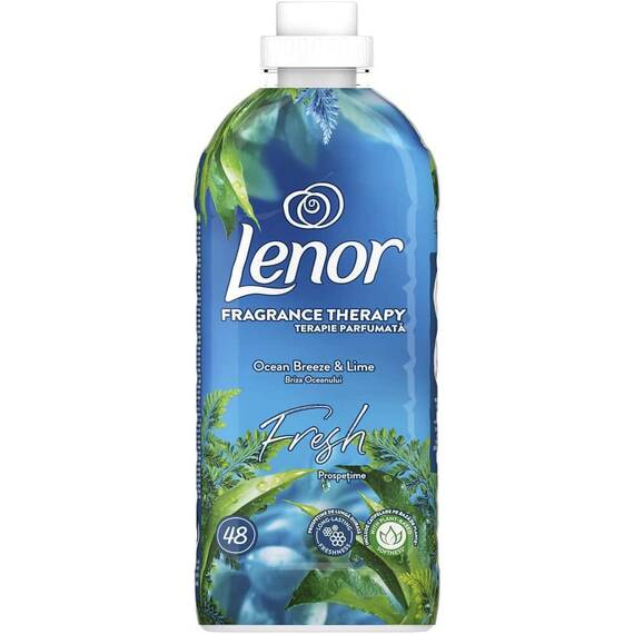 ​Balsam de rufe Lenor Ocean Breeze & Lime, prospetime de lunga durata, 1.2 l, 48 spalari - - Roveli