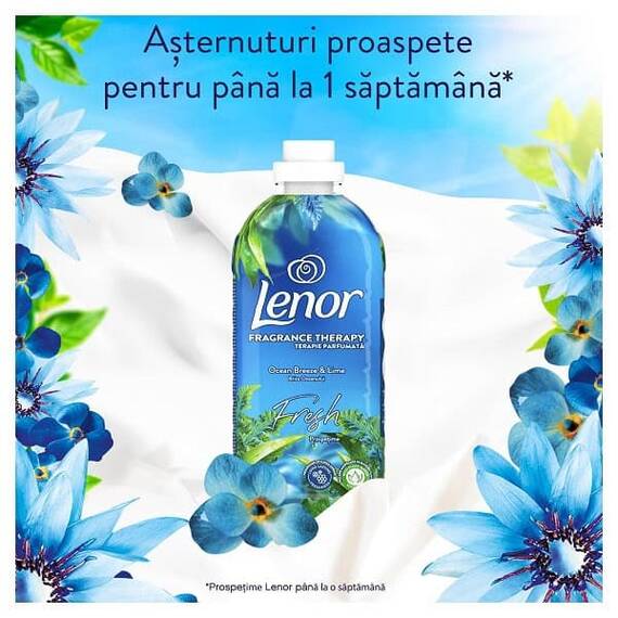 ​Balsam de rufe Lenor Ocean Breeze & Lime, prospetime de lunga durata, 1.2 l, 48 spalari - 2- Roveli
