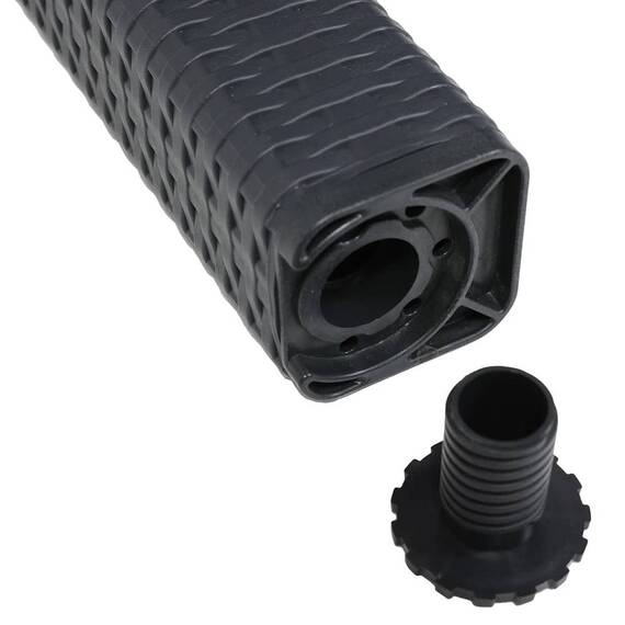 Set masa DacEnergy©, fabricat din polipropilena, cu model impletitura de ratan, forma dreptunghiulara, cu 6 scaune, pentru interior/ exterior, 150 x 90 x 74 cm, gri - 2- Roveli