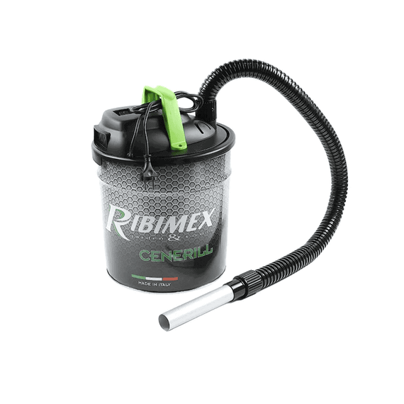 Aspirator pentru cenusa, motor puternic, 1000 W, rezervor 18 l, maner din metal, filtru Hepa, negru si verde - 3- Roveli