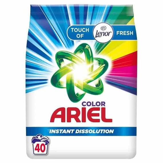 Detergent de rufe automat Ariel Touch of Lenor Fresh, 3 kg, formula concentrata, 40 spalari - 3- Roveli