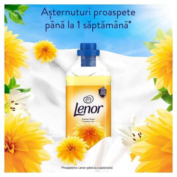 Balsam de rufe Lenor Summer Breeze, prospetime de lunga durata, 1.625 l, 65 spalari - 2- Roveli
