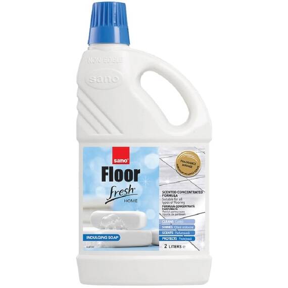 Detergent pentru pardoseli Sano Floor Fresh Home Indulging Soap, parfumare intensa de durata, lustruieste, 2 l - - Roveli