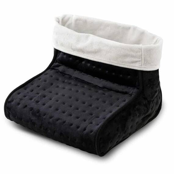 Incalzitor electric pentru picioare, 100% PE, plus, protectie la supraincalzire, 2 niveluri de reglare a temperaturii, 2 niveluri de reglare a masajului, aproximativ 45℃, 140 W, albastru inchis - - Roveli