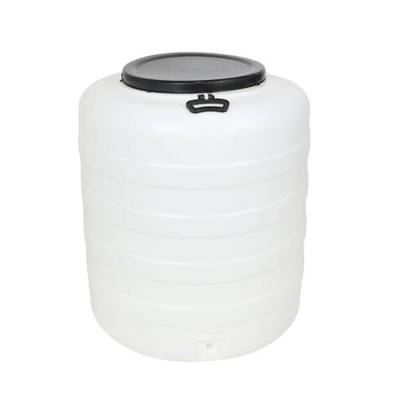 Bidon, confectionat din polietilena, cu presator si robinet, maner incorporat, capac, 71 x 71 x 82 cm, capacitate de 250 litri - 3- Roveli