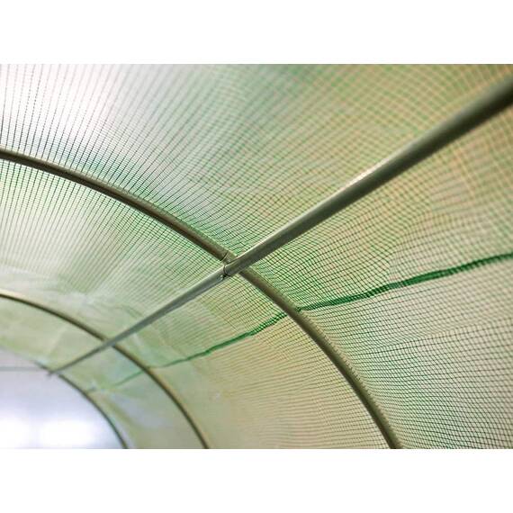 Folie protectie solar de gradina DacEnergy©, folie PE 140g/m2, 6 ferestre cu plase de tantari, rezistenta UV4, 300 x 200 x 200 cm, 6 m2, verde - 4- Roveli