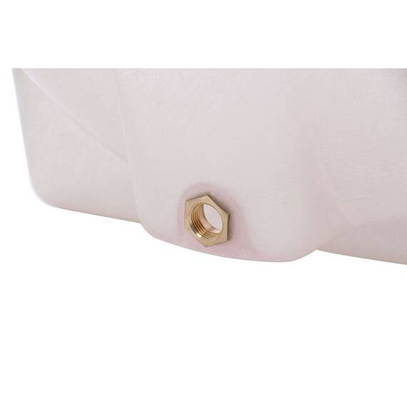 Butoi fibra de sticla, pentru vin, capacitatea de 100 de litri, durabil, etans, impermeabil, cu capac, alb, diametru 50 cm - 5- Roveli