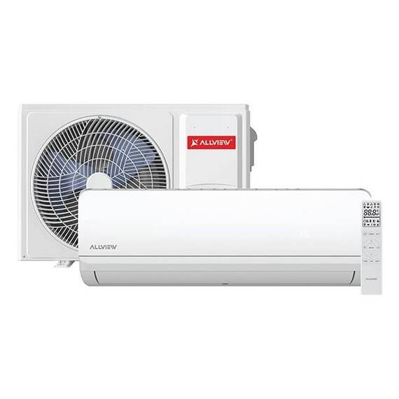 ​Aparat de aer conditionat Allview SENSY, racire, incalzire, dezumidificare, sleep mode, turbo, 3D Airflow, auto restart, anti cold air, Wi-Fi, inverter, kit 3 m, – A++/A+, 9000 BTU, alb - 3- Roveli