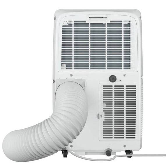 Aparat aer conditionat portabil Whirpool, dezumidificare, timer, autocuratare, mod de noapte, 12000 BTU, A, debit aer 280 mc/h, cu telecomanda, 442 x 326 x 718 mm, alb - 3- Roveli
