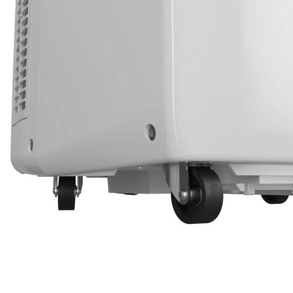 Aparat aer conditionat portabil Whirpool, dezumidificare, timer, autocuratare, mod de noapte, 12000 BTU, A, debit aer 280 mc/h, cu telecomanda, 442 x 326 x 718 mm, alb - 6- Roveli