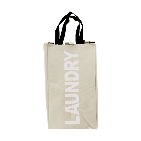 Coş de rufe din pânză, gri-bej, LAUNDRY TYP 1 - 11- Roveli