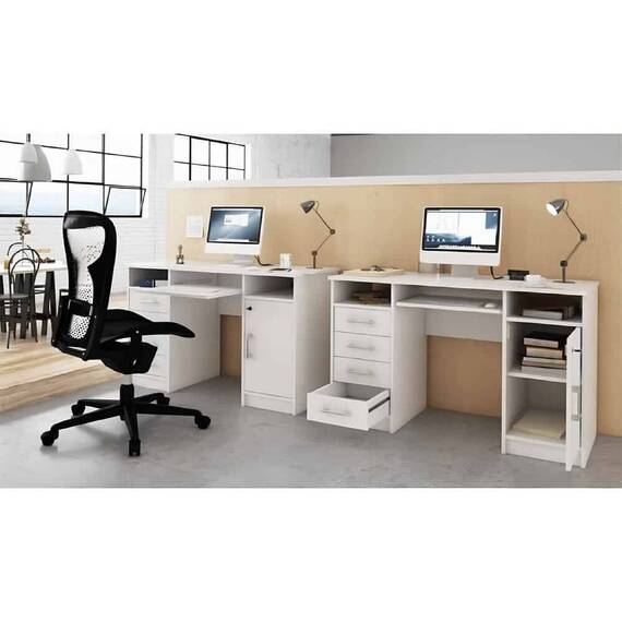 masă PC, alb, B9 NEW - 4- Roveli