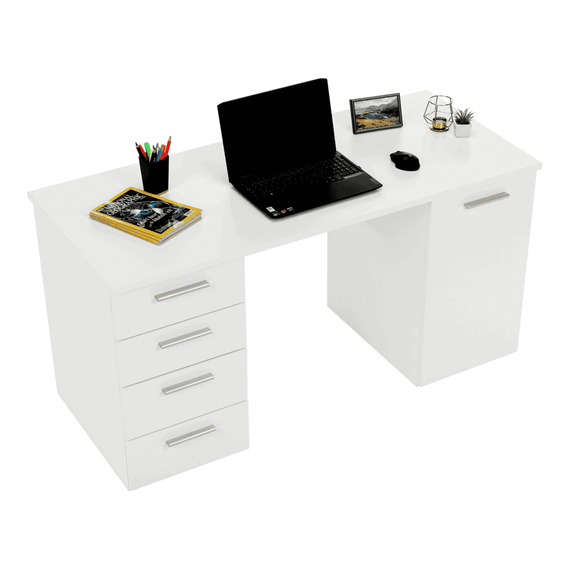 Masă birou albă, EUSTACH - 5- Roveli