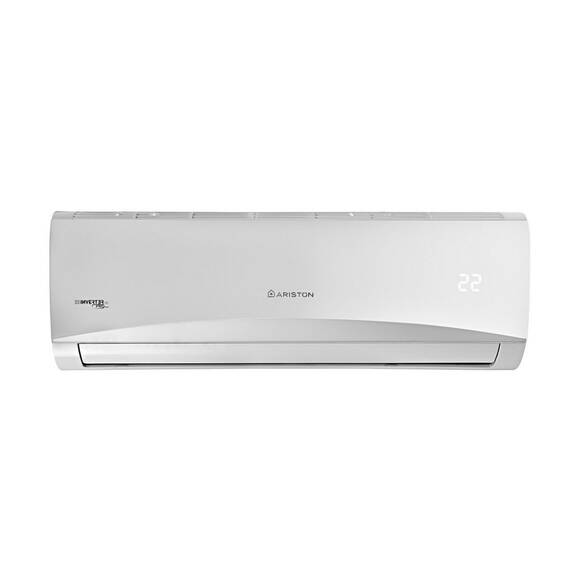 Aparat aer conditionat Ariston Prios, dezumidificare, Follow Me, autocuratare, mod ECO, mod de noapte, ventilatie, functie incalzire, inverter, R32, 18000 BTU, A++/A+, alb - - Roveli
