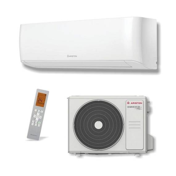 Aparat aer conditionat Ariston Kyris, dezumidificare, functie ionizare, mod ECO, filtru aer, mod de noapte, ventilatie, functie incalzire, inverter, Wi-Fi, R32, 18000 BTU, A+++ / A+++, alb - 2- Roveli