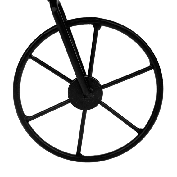 Ghiveci RETRO în formă de bicicletă, vişiniu / negru, SEMIL - 9- Roveli