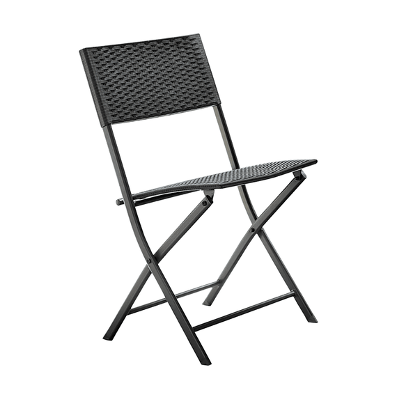 Set ratan de grădina 1+2, negru, FARUK - 6- Roveli