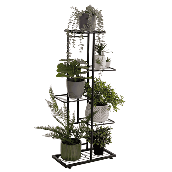 Suport metalic pentru flori, gri închis, BAMIR TIP 1 - 9- Roveli