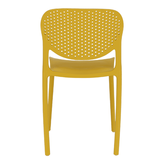 Scaun stivuibil, galben, FEDRA NEW - 6- Roveli