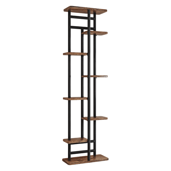 Suport de flori, negru/lemn rustic, LEDOR TIP 4 - 2- Roveli