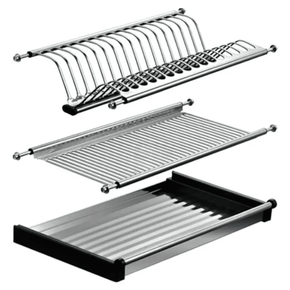 Scurgător de vase pentru dulap superior, oţel inoxidabil, KAPIO TYP 1 - 3- Roveli