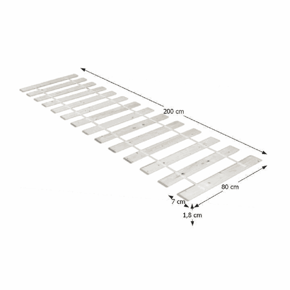Suport pentru saltea rulat, 80x200 cm, PLAZA - 2- Roveli