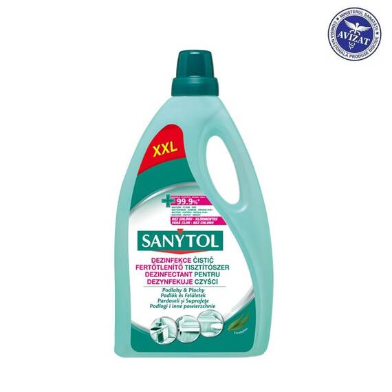 ​SANYTOL Dezinfectant pentru Pardoseli – Eucalipt, 5 L - - Roveli