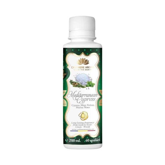 Parfum rufe concentrat Cashmere Aroma Mediterranean Cypress, parfum elegant si persistent, 200 ml, 40 spalari - - Roveli