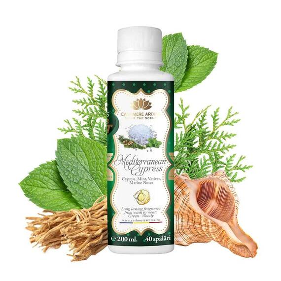 Parfum rufe concentrat Cashmere Aroma Mediterranean Cypress, parfum elegant si persistent, 200 ml, 40 spalari - 2- Roveli