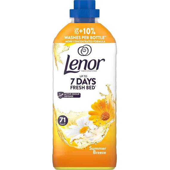 Balsam de rufe Lenor Summer Breeze, parfum luminos și cald al verii, 71 spalari, 1491 ml - - Roveli