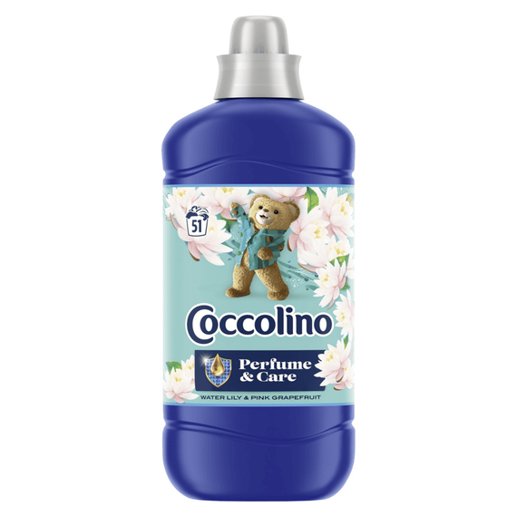 Balsam de rufe Coccolino Water Lily & Pink Grapefruit, 1.275 l, haine moi si catifelate, 51 spalari - - Roveli