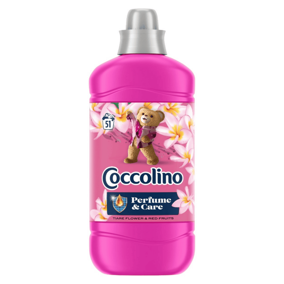 Balsam de rufe Coccolino Tiare Flower Red Fruits, 1.275 l, haine moi si catifelate, 51 spalari - - Roveli