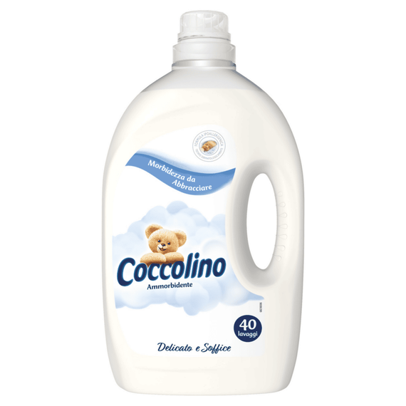 Balsam de rufe Coccolino Delicato e Soffice, 3 l, parfum intens si proaspat, 40 spalari - - Roveli