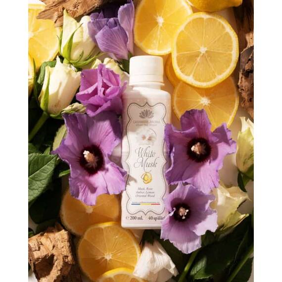 Parfum rufe concentrat Cashmere Aroma White Musk, parfum elegant si persistent, 200 ml, 40 spalari - 2- Roveli