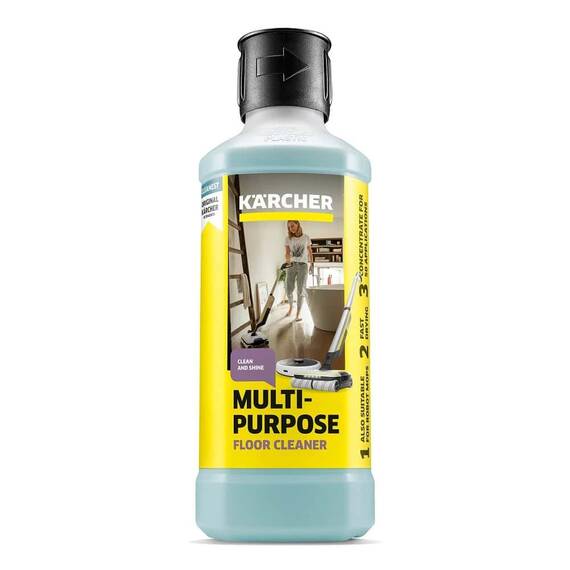 ​Detergent lichid Karcher, pentru piatra, PVC, linoleum sau parchet, miros proaspat, de citrice, compaibil cu aparat de curatat podele Karcher FC 3, FC 4, FC 5, FC 7 - - Roveli