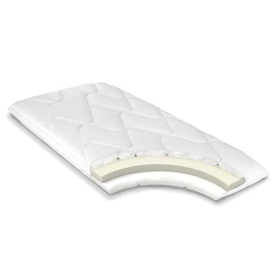 Set saltea pat Bedora pentru copii, pilota si perna, cu spuma poliuretanica, ortopedica, anatomica, 1 persoana, 60 x 120 x 10 cm - - Roveli