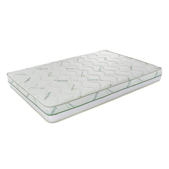 Saltea pat Bedora Bamboo Arctic Gel Memory 4 in 1 Confort, cu spuma memory, suport ortopedic, sustinere anatomica, pozitie corecta a coloanei vertebrale, 140 x 200 x 21 cm - - Roveli