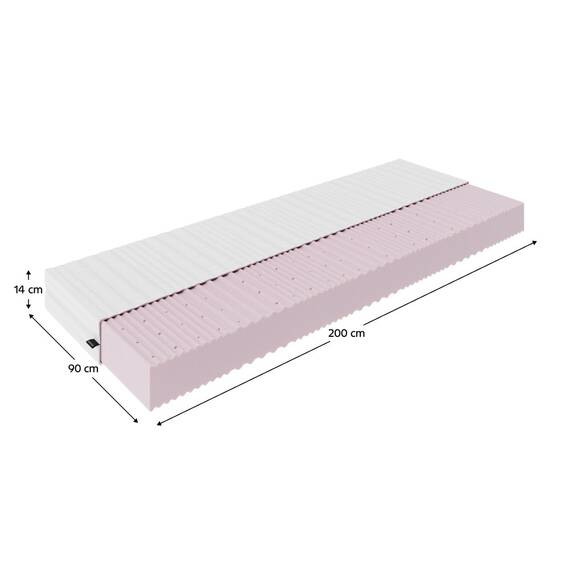 Saltea, din spumă, 14 cm, 90x200, MAIR - 2- Roveli