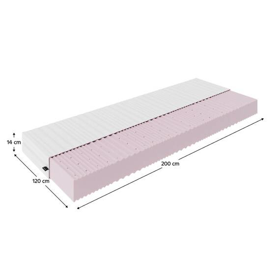 Saltea, din spumă, 14 cm, 120x200, MAIR - 2- Roveli