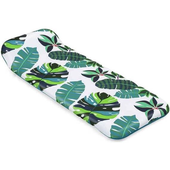 ​Saltea gonflabila de plaja Bestway, fabricata din material PVC, material textil cu protectie UV, 183 x 73 cm, cu model, verde - 4- Roveli