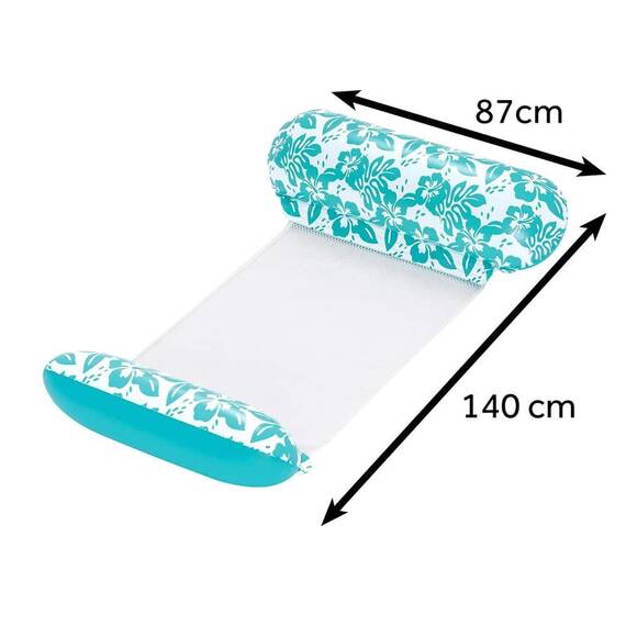 ​Saltea de plaja gonflabila Bestway, PVC, capacitate maxima de incarcare 100 kg, design modern, 140 x 87 cm - 5- Roveli