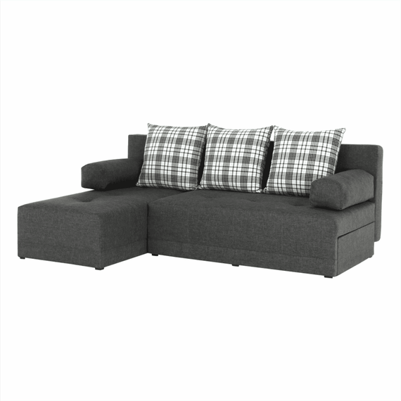 Colţar, gri/perne model, stânga, MEXX NEW - - Roveli
