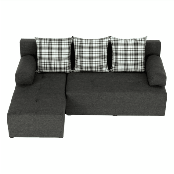 Colţar, gri/perne model, stânga, MEXX NEW - 5- Roveli